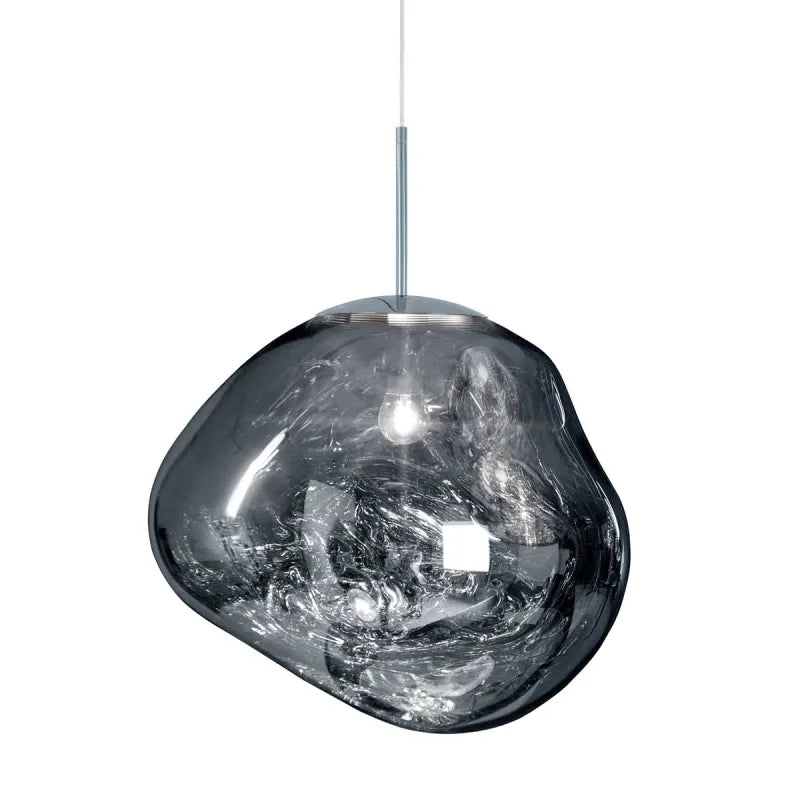 Artistic Glass Pendant Light Handcrafted Blown Glass Ceiling Fixture Modern Design — Image 18