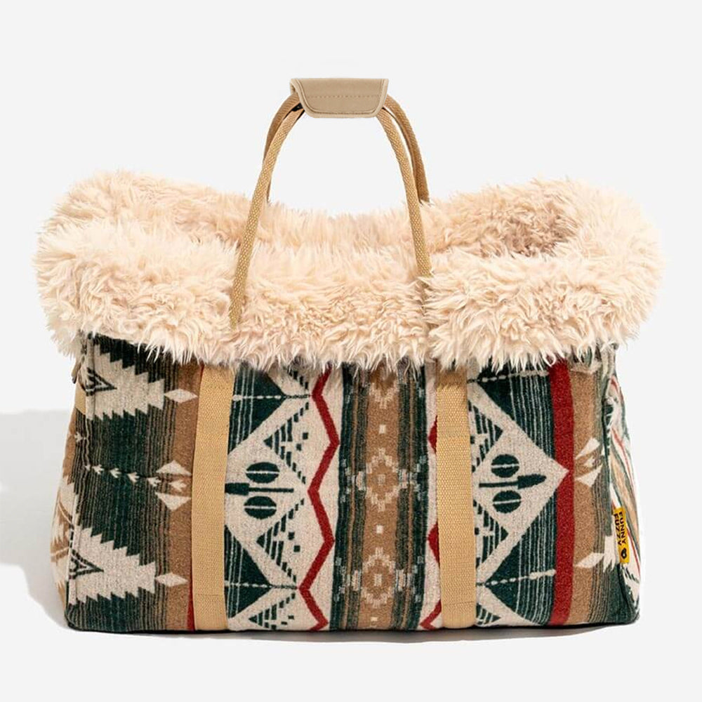 Pet Carrier Bag Plush Interior Multi-Size Portable Travel Tote for Dogs Cats Durable Fabric — Image 13