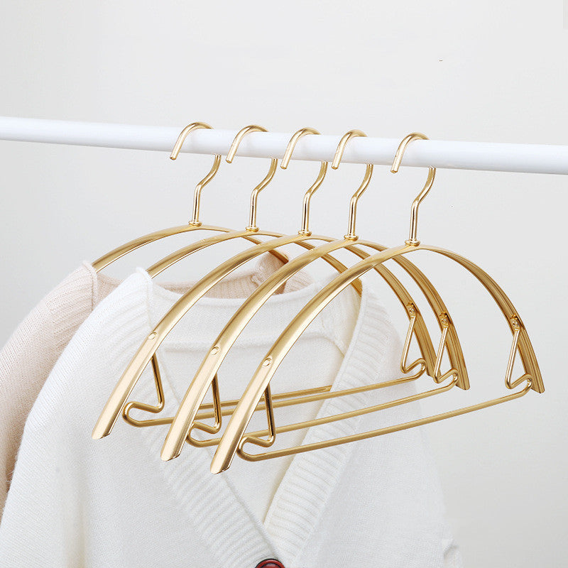 Premium Metal Clothes Hangers Set Gold Rose Gold Silver Heavy-Duty Non-Slip — Main Image