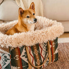 Pet Carrier Bag Plush Interior Multi-Size Portable Travel Tote for Dogs Cats Durable Fabric — Image 5