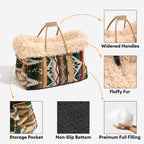 Pet Carrier Bag Plush Interior Multi-Size Portable Travel Tote for Dogs Cats Durable Fabric — Image 7