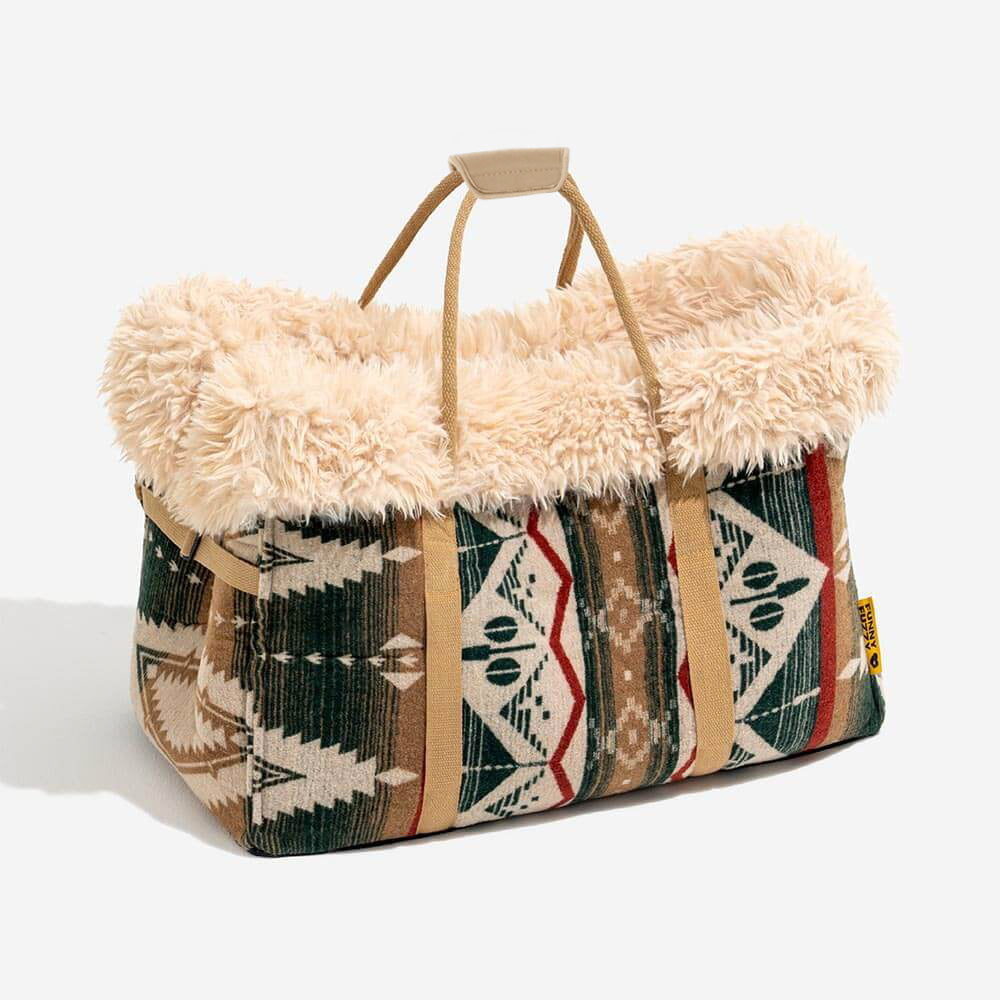Pet Carrier Bag Plush Interior Multi-Size Portable Travel Tote for Dogs Cats Durable Fabric — Image 14