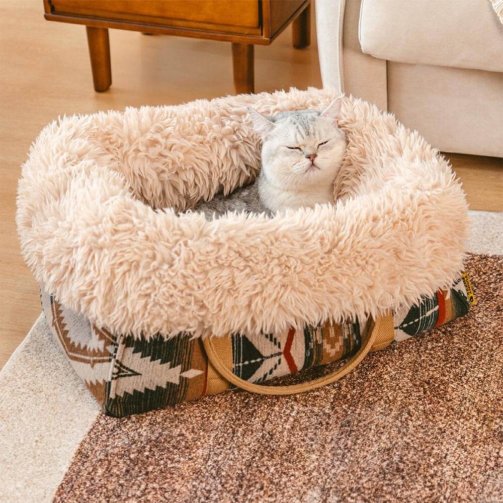 Pet Carrier Bag Plush Interior Multi-Size Portable Travel Tote for Dogs Cats Durable Fabric — Image 11