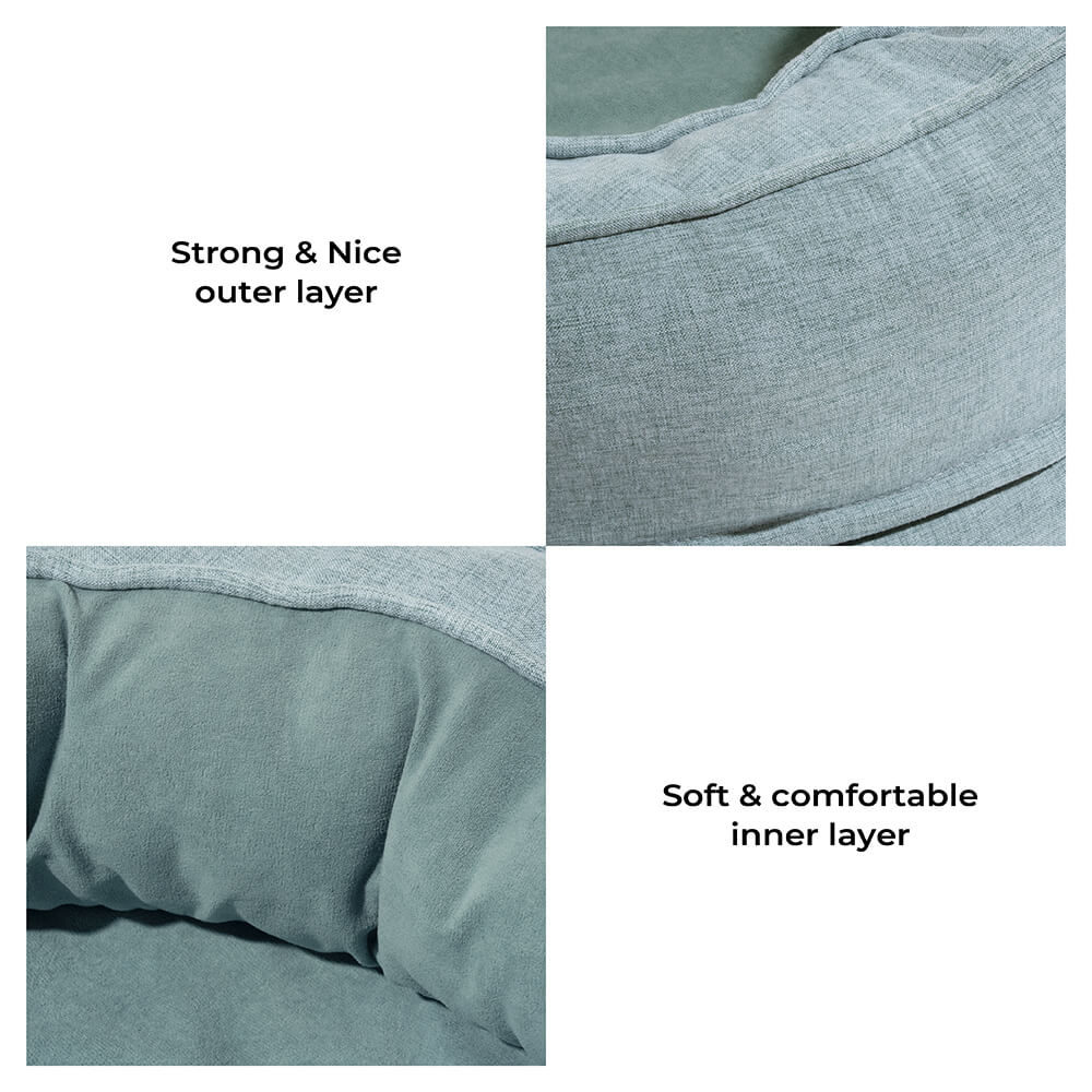 Funny Fuzzy Luxury Waterproof Pet Bed Soft Plush Cushion Anti-Slip Bottom — Image 8