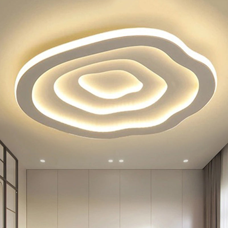 Modern LED Ceiling Light Fixture Acrylic White Energy-Efficient — Image 2