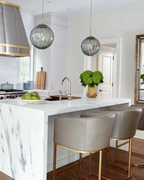 Modern Glass Pendant Light Elegant Globe Design Multiple Colors for Dining Room Kitchen Living Space — Image 26