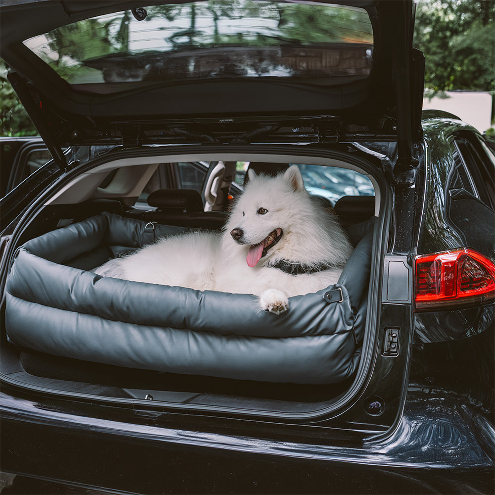 Funny Fuzzy Pet Car Seat Carrier Green Waterproof Anti-Scratch Travel Bed for Dogs Cats — Image 18