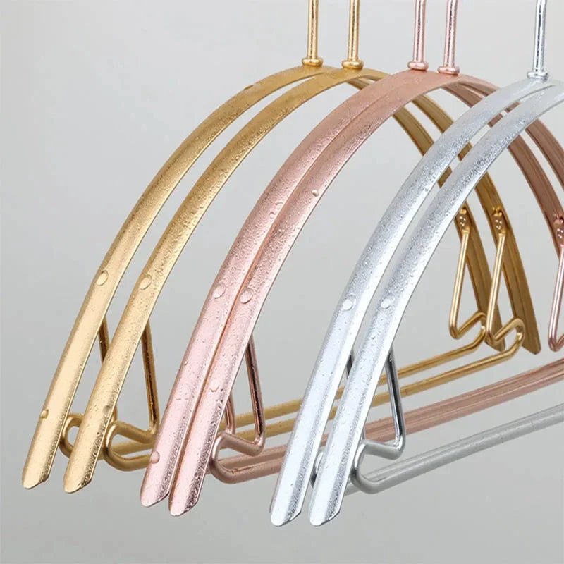 Premium Metal Clothes Hangers Set Gold Rose Gold Silver Heavy-Duty Non-Slip — Image 2