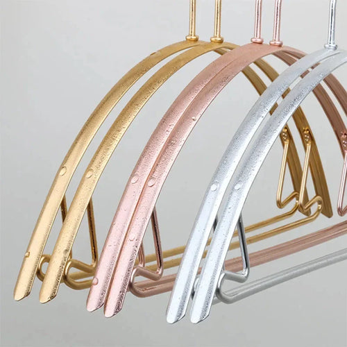 Premium Metal Clothes Hangers Set Gold Rose Gold Silver Heavy-Duty Non-Slip — Image 2
