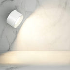 Modern Adjustable Wall Light LED Rechargeable Remote Control Wood Black White — Image 12