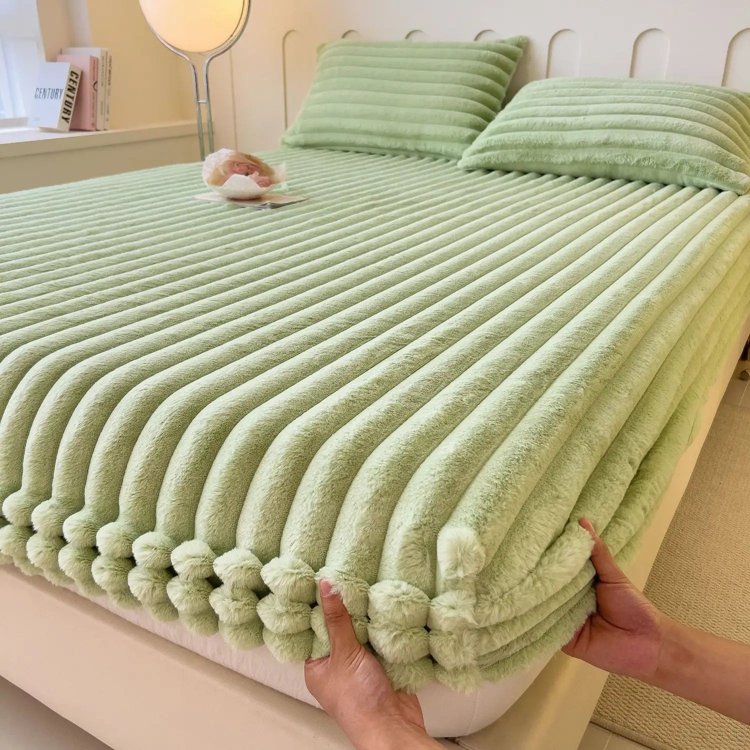 Luxury Plush Ribbed Fleece Bedspread - Soft, Cozy, and Warm - Available in Multiple Colors — Image 8