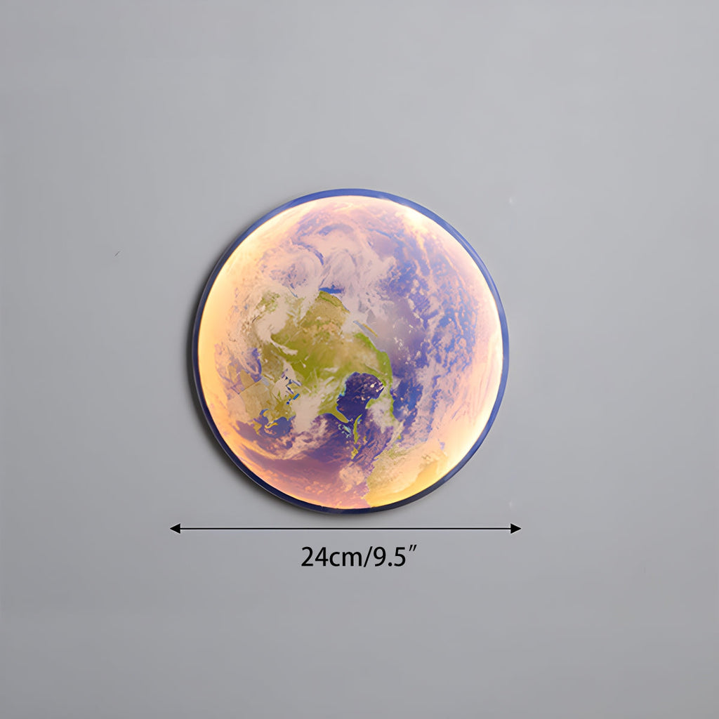 LED Wall Art Lamp - Moon and Earth Design, Multicolor, Acrylic, Various Sizes — Image 19