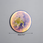 LED Wall Art Lamp - Moon and Earth Design, Multicolor, Acrylic, Various Sizes — Image 20