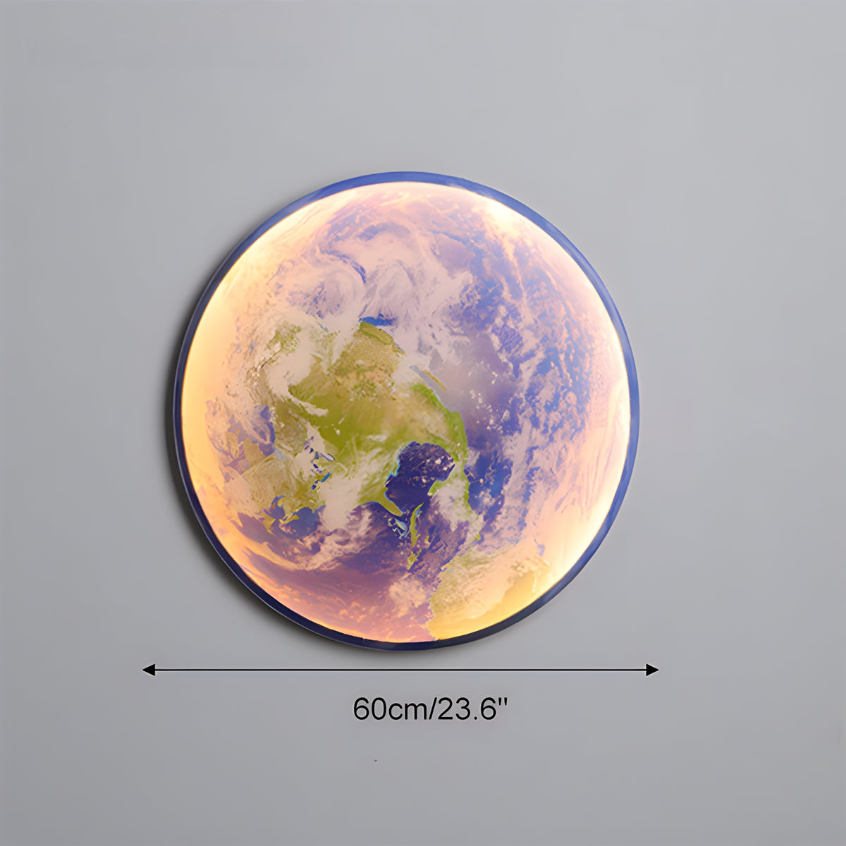 LED Wall Art Lamp - Moon and Earth Design, Multicolor, Acrylic, Various Sizes — Image 21
