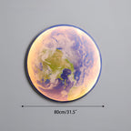 LED Wall Art Lamp - Moon and Earth Design, Multicolor, Acrylic, Various Sizes — Image 22