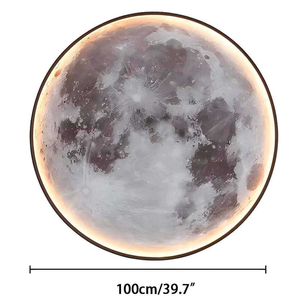LED Wall Art Lamp - Moon and Earth Design, Multicolor, Acrylic, Various Sizes — Image 9