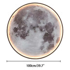 LED Wall Art Lamp - Moon and Earth Design, Multicolor, Acrylic, Various Sizes — Image 9
