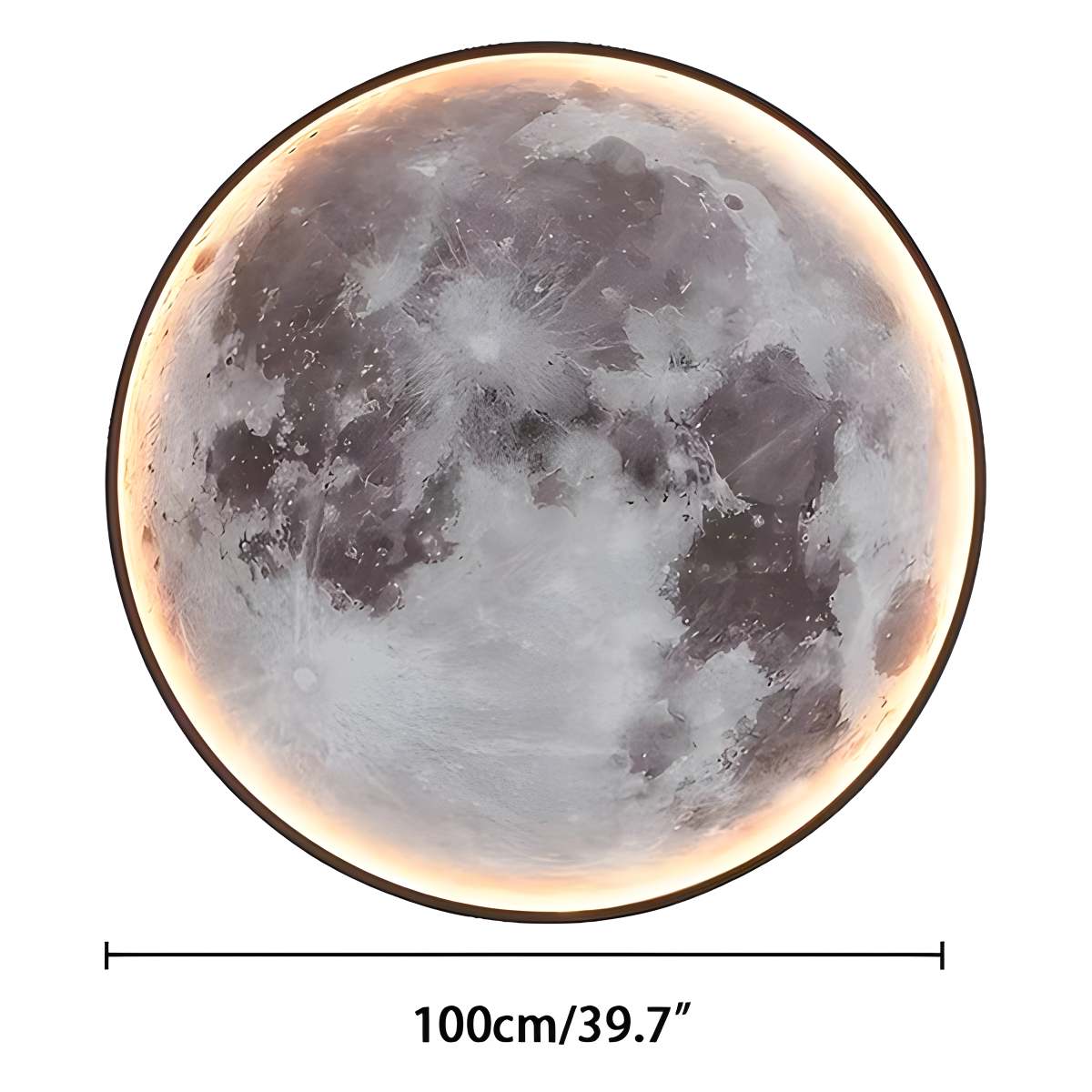 LED Wall Art Lamp - Moon and Earth Design, Multicolor, Acrylic, Various Sizes — Image 9