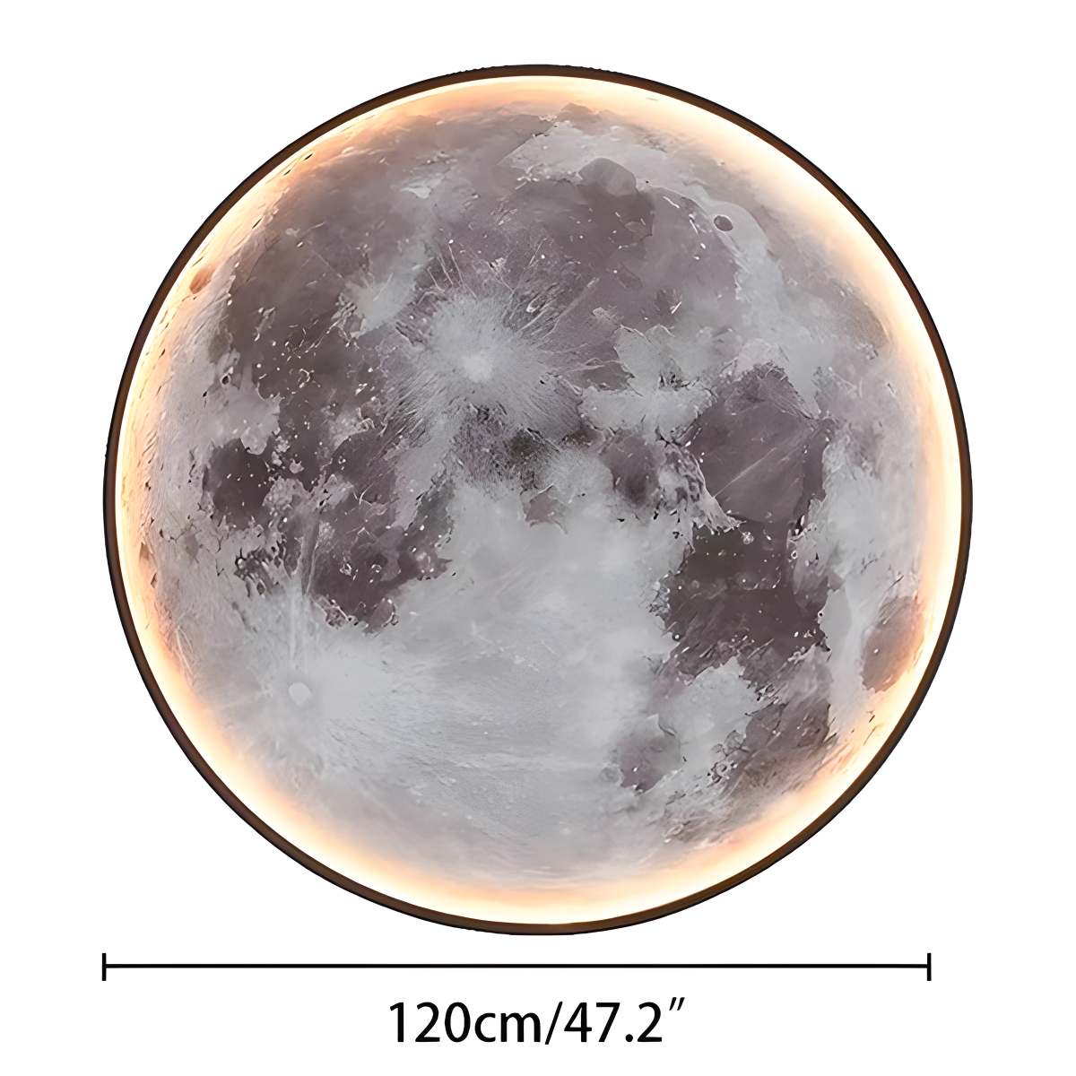 LED Wall Art Lamp - Moon and Earth Design, Multicolor, Acrylic, Various Sizes — Image 10