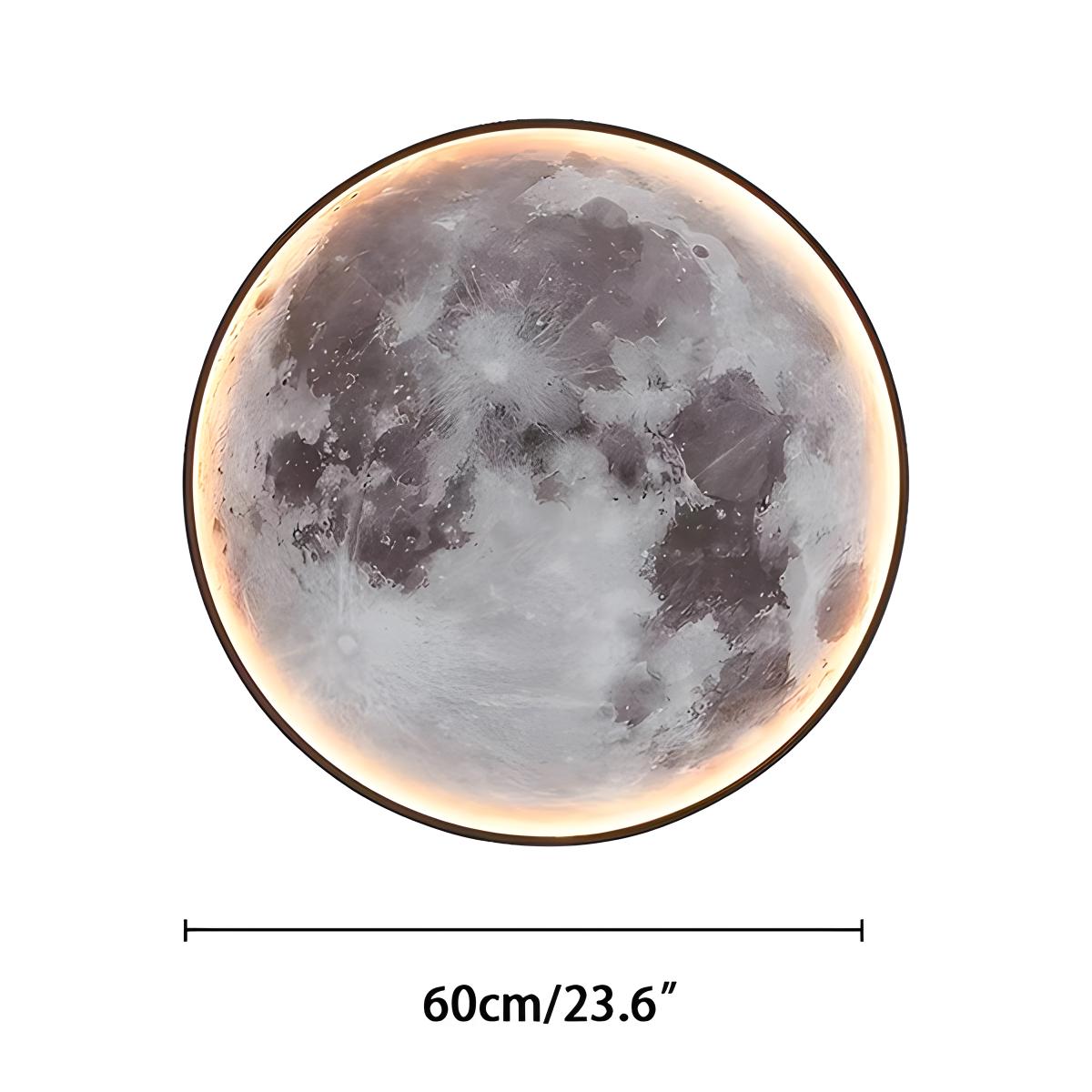 LED Wall Art Lamp - Moon and Earth Design, Multicolor, Acrylic, Various Sizes — Image 7