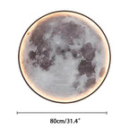 LED Wall Art Lamp - Moon and Earth Design, Multicolor, Acrylic, Various Sizes — Image 8