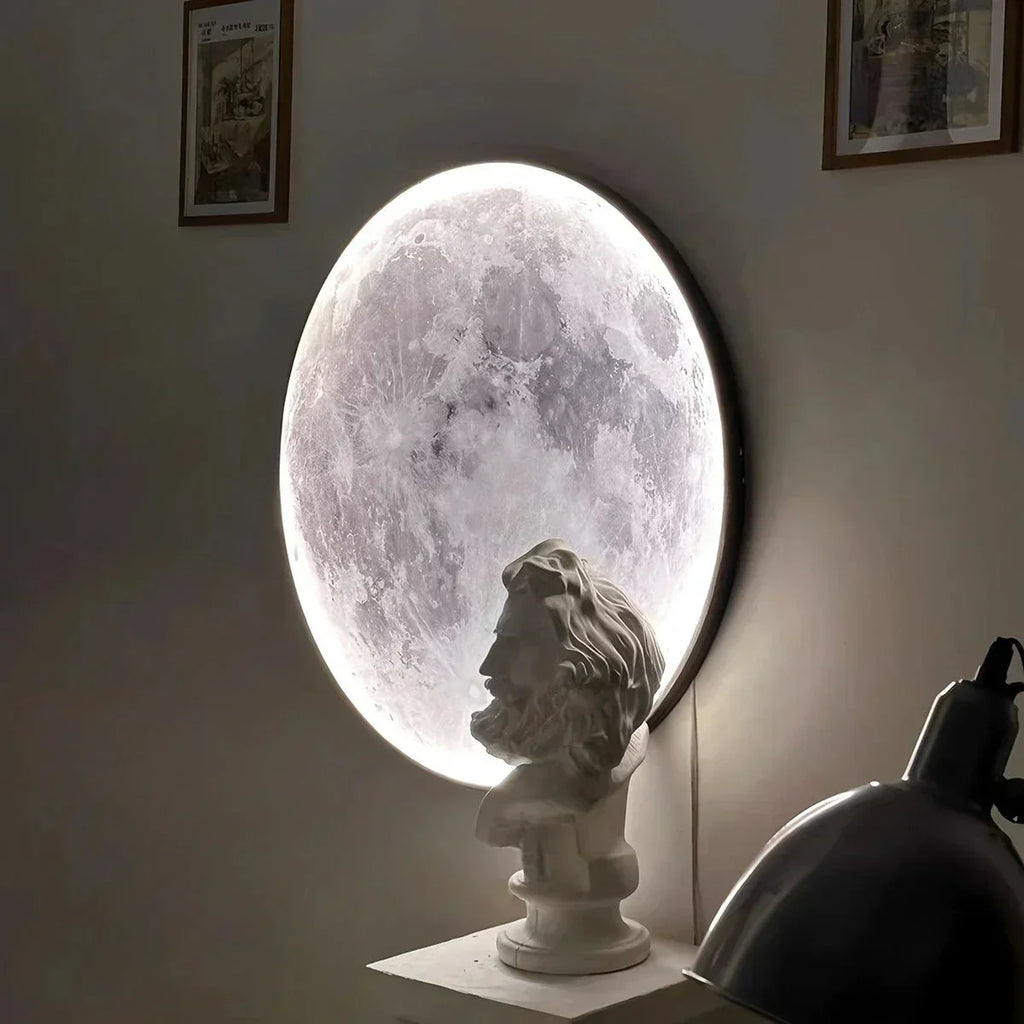 LED Wall Art Lamp - Moon and Earth Design, Multicolor, Acrylic, Various Sizes — Image 13