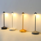 Modern LED Table Lamp Metal Touch Control USB Rechargeable Gold — Image 5