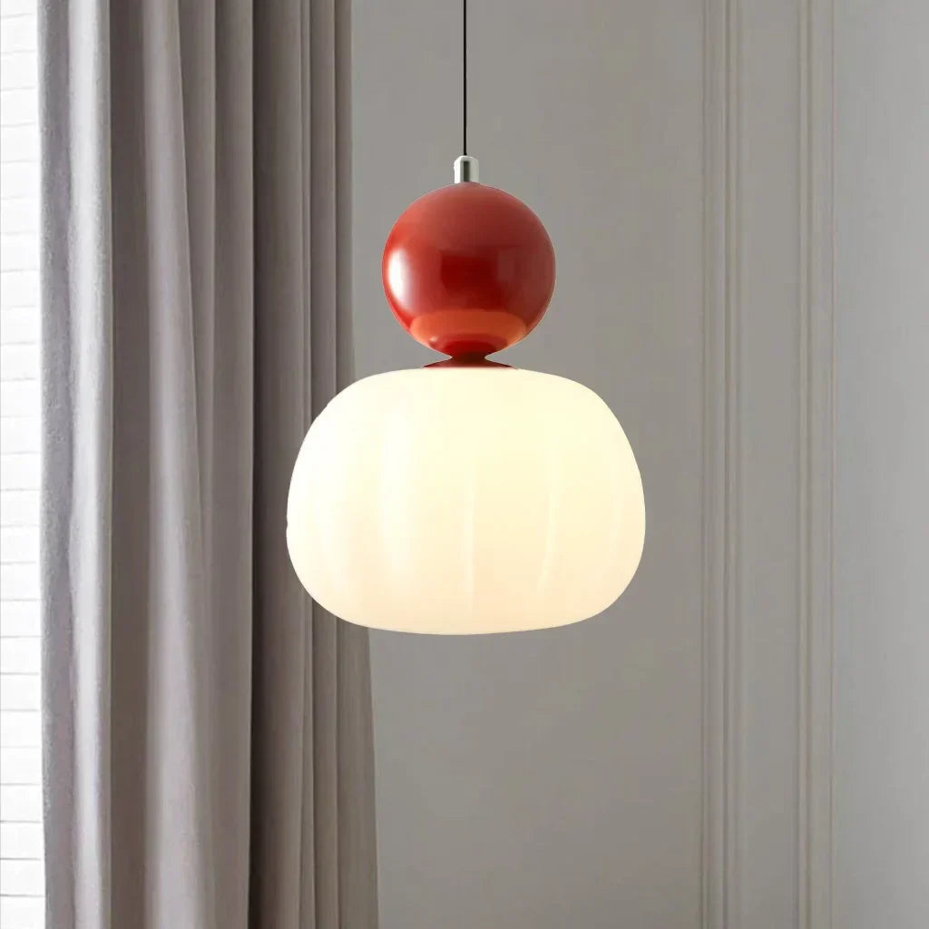 Modern Pendant Light Fixture Glass Sphere Design for Living Room Bedroom Kitchen Dining Area — Image 8