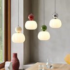 Modern Pendant Light Fixture Glass Sphere Design for Living Room Bedroom Kitchen Dining Area — Image 15
