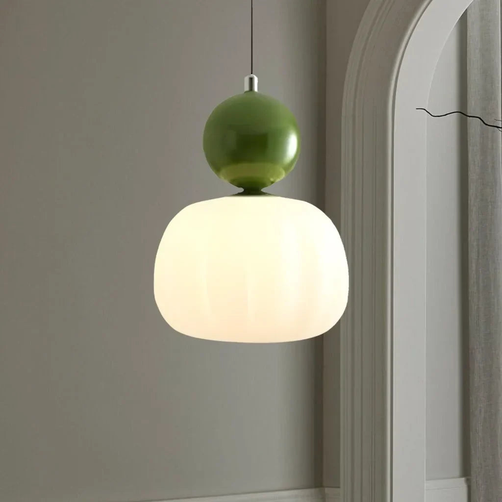 Modern Pendant Light Fixture Glass Sphere Design for Living Room Bedroom Kitchen Dining Area — Image 7