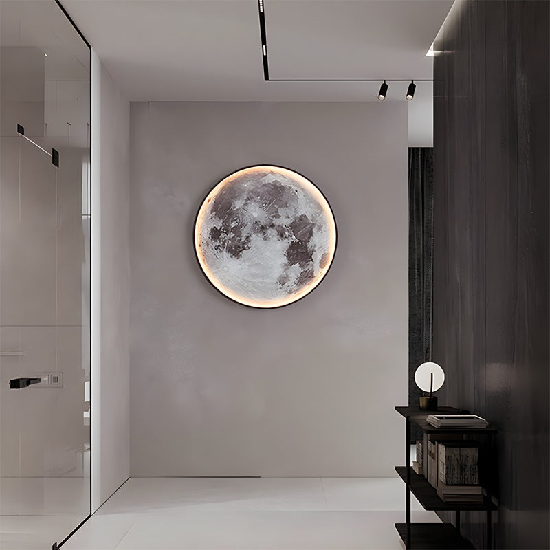 LED Wall Art Lamp - Moon and Earth Design, Multicolor, Acrylic, Various Sizes — Image 11