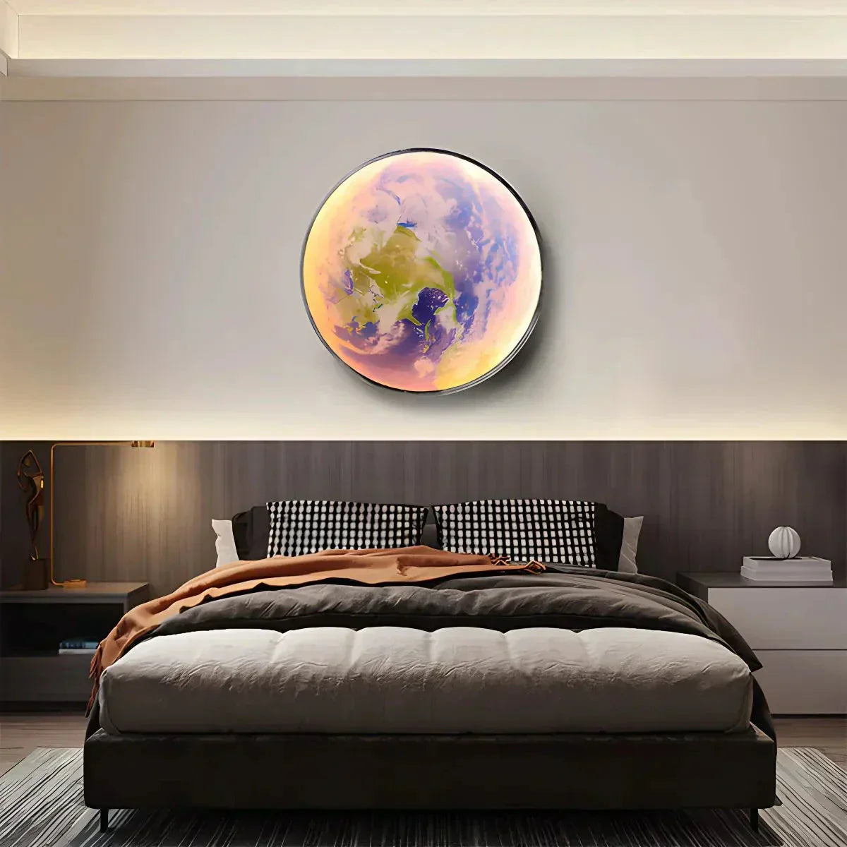 LED Wall Art Lamp - Moon and Earth Design, Multicolor, Acrylic, Various Sizes — Image 28