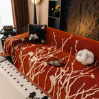 Luxury Chenille Sofa Cover Floral Pattern Couch Protector — Image 4