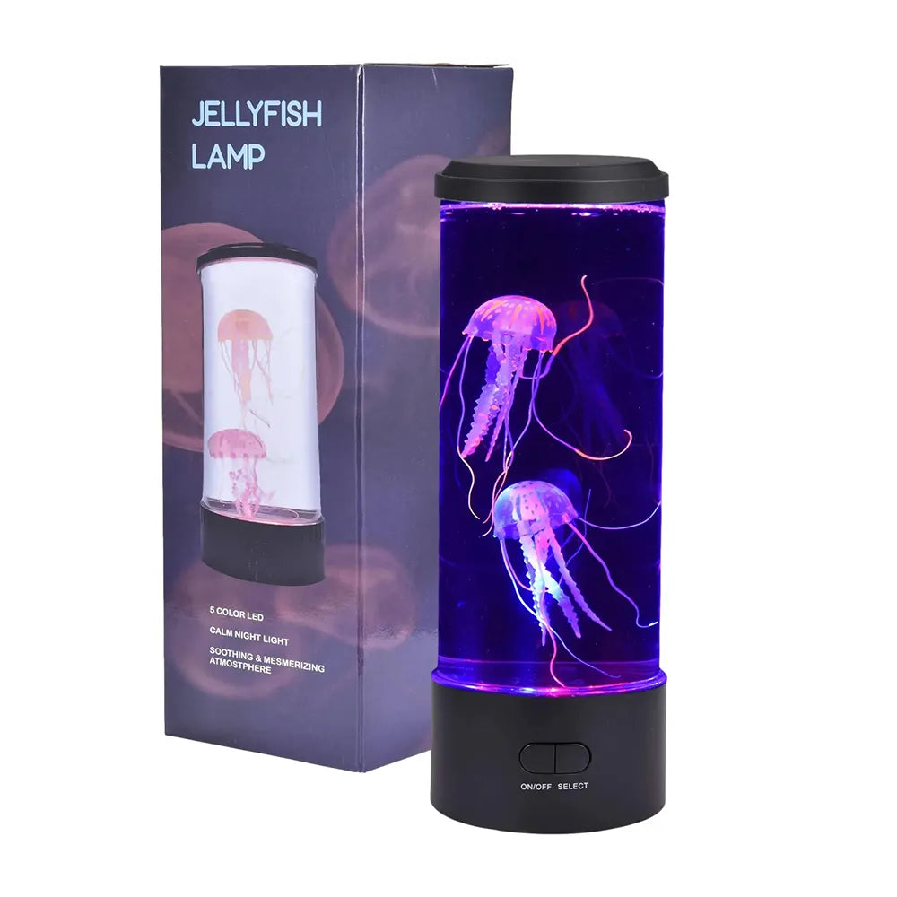 LED Jellyfish Aquarium Lamp with Realistic Jellyfish Movement and Color-Changing LED — Image 4