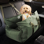 Funny Fuzzy Pet Car Seat Carrier Water-Resistant Travel Bed for Small Dogs Cats — Image 26
