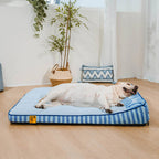 FUNNYFUZZY Orthopedic Dog Bed Blue Gel Memory Foam Washable Cover Large Size Pet Mattress — Image 16