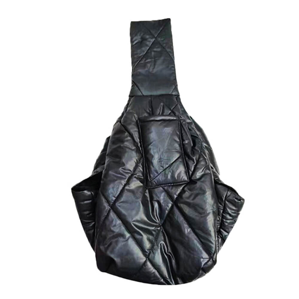 Pet Sling Carrier Bag Quilted Soft Padded Shoulder Sling for Small Dogs Cats Safety Clasp Pocket — Image 11