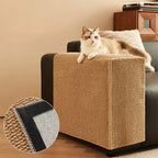 PetSafe Cat Furniture Protector Sisal-Like Scratch-Resistant Sofa Arm Cover Beige — Image 3