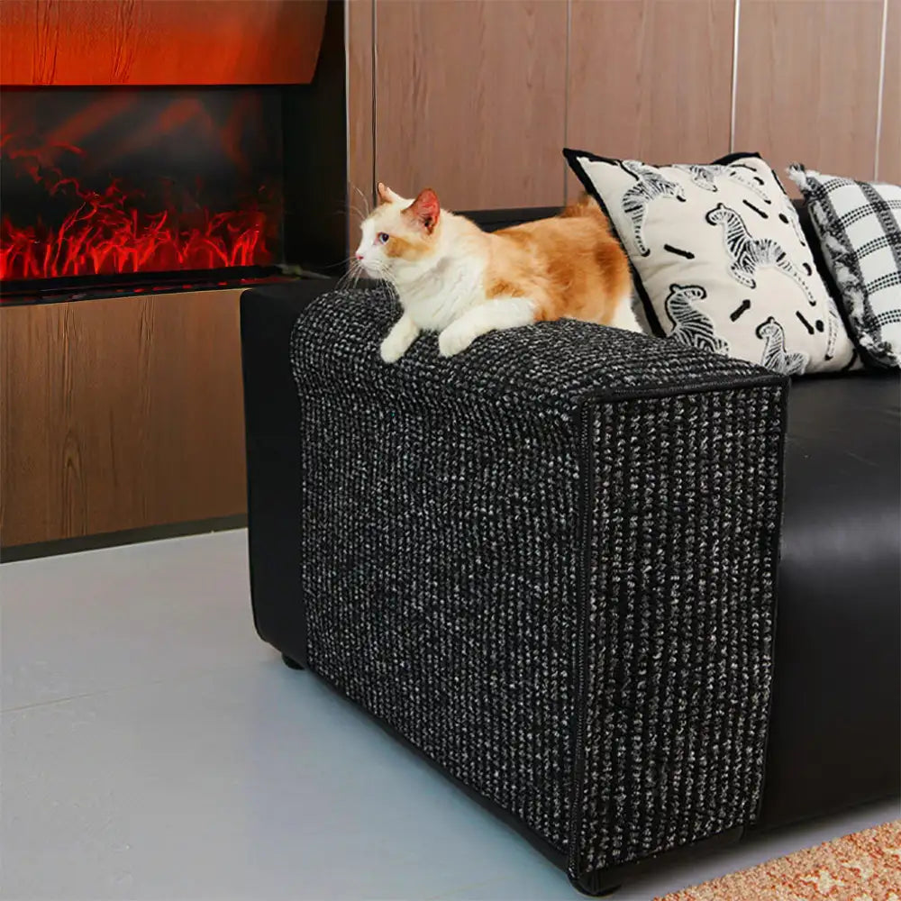 PetSafe Cat Furniture Protector Sisal-Like Scratch-Resistant Sofa Arm Cover Beige — Image 12