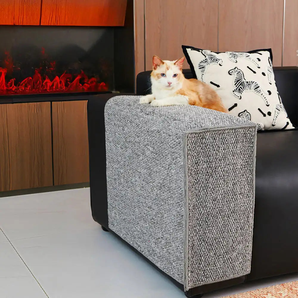 PetSafe Cat Furniture Protector Sisal-Like Scratch-Resistant Sofa Arm Cover Beige — Image 11