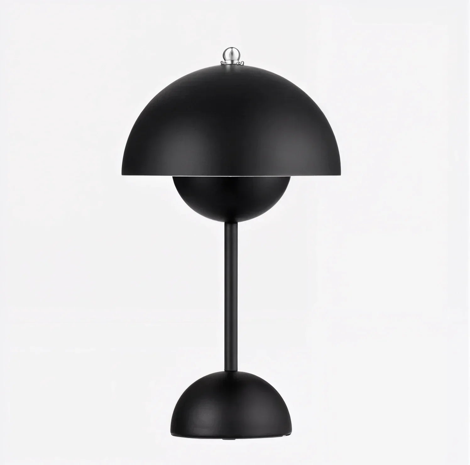 Modern Dome Table Lamp Metal Finish Multiple Colors 12" Height — Image 6