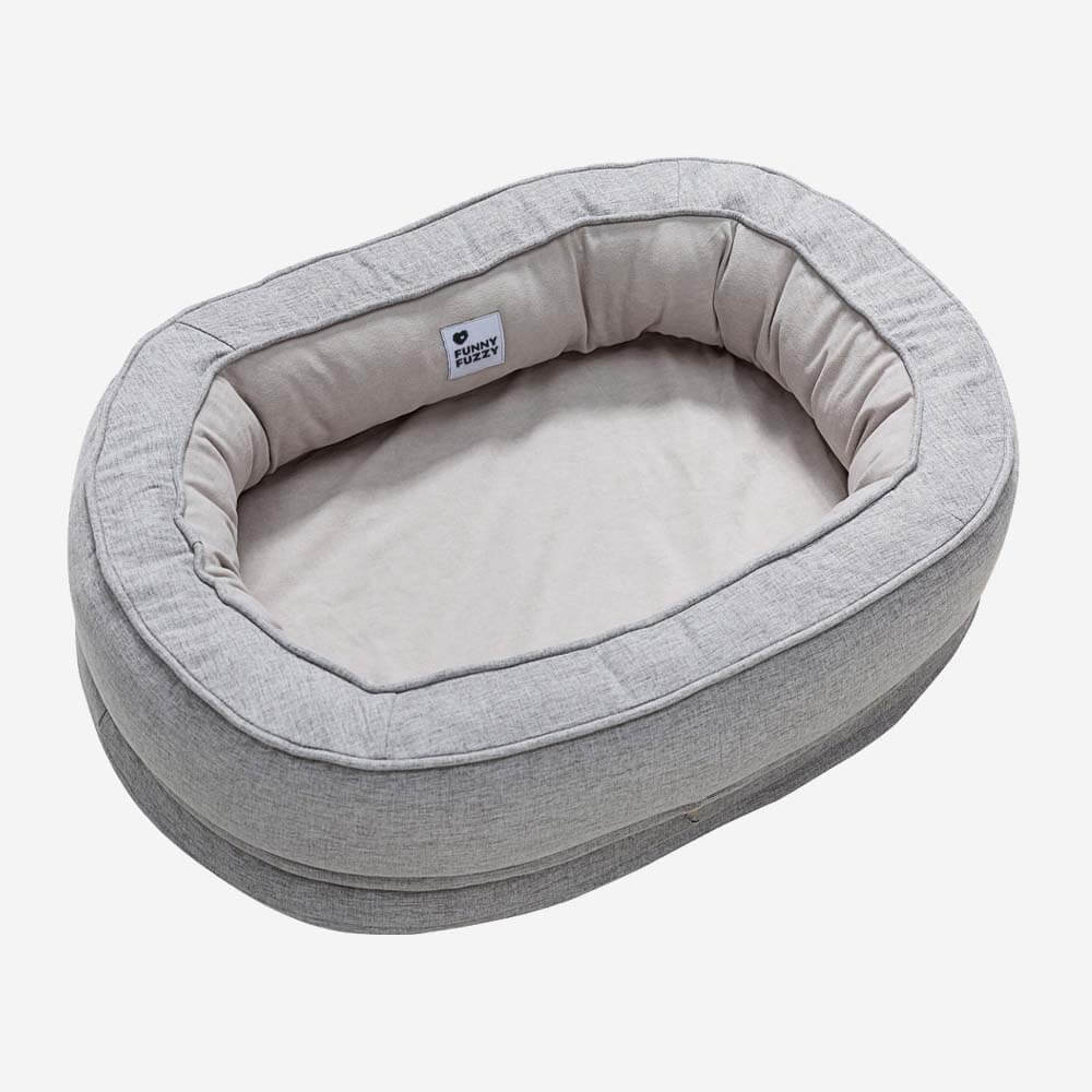 Funny Fuzzy Luxury Waterproof Pet Bed Soft Plush Cushion Anti-Slip Bottom — Image 27