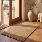 Faux Sisal Indoor Area Rug Scratch-Resistant Non-Slip Floor Mat Beige Brown Grey — Image 8