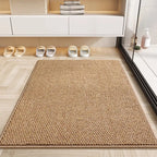 Faux Sisal Indoor Area Rug Scratch-Resistant Non-Slip Floor Mat Beige Brown Grey — Image 10