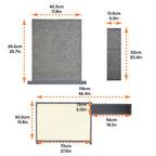 Cat Sofa Protector Durable Sisal Scratch Mat Beige for Armrest Protection — Image 9