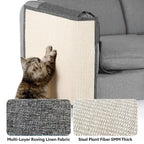Cat Sofa Protector Durable Sisal Scratch Mat Beige for Armrest Protection — Image 4