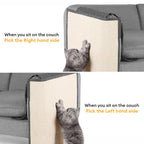 Cat Sofa Protector Durable Sisal Scratch Mat Beige for Armrest Protection — Image 5