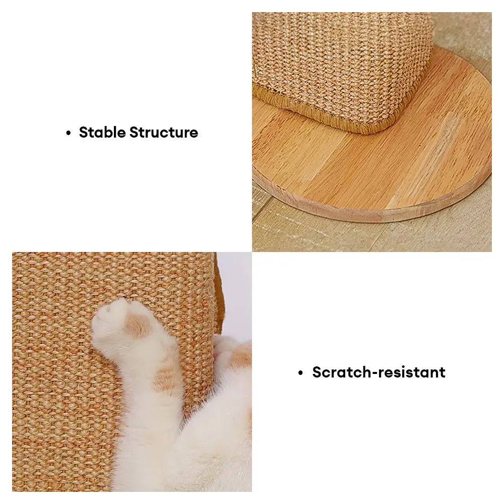 Premium Cat Scratching Post Durable Sisal Fabric Adjustable Furniture Protector — Image 5