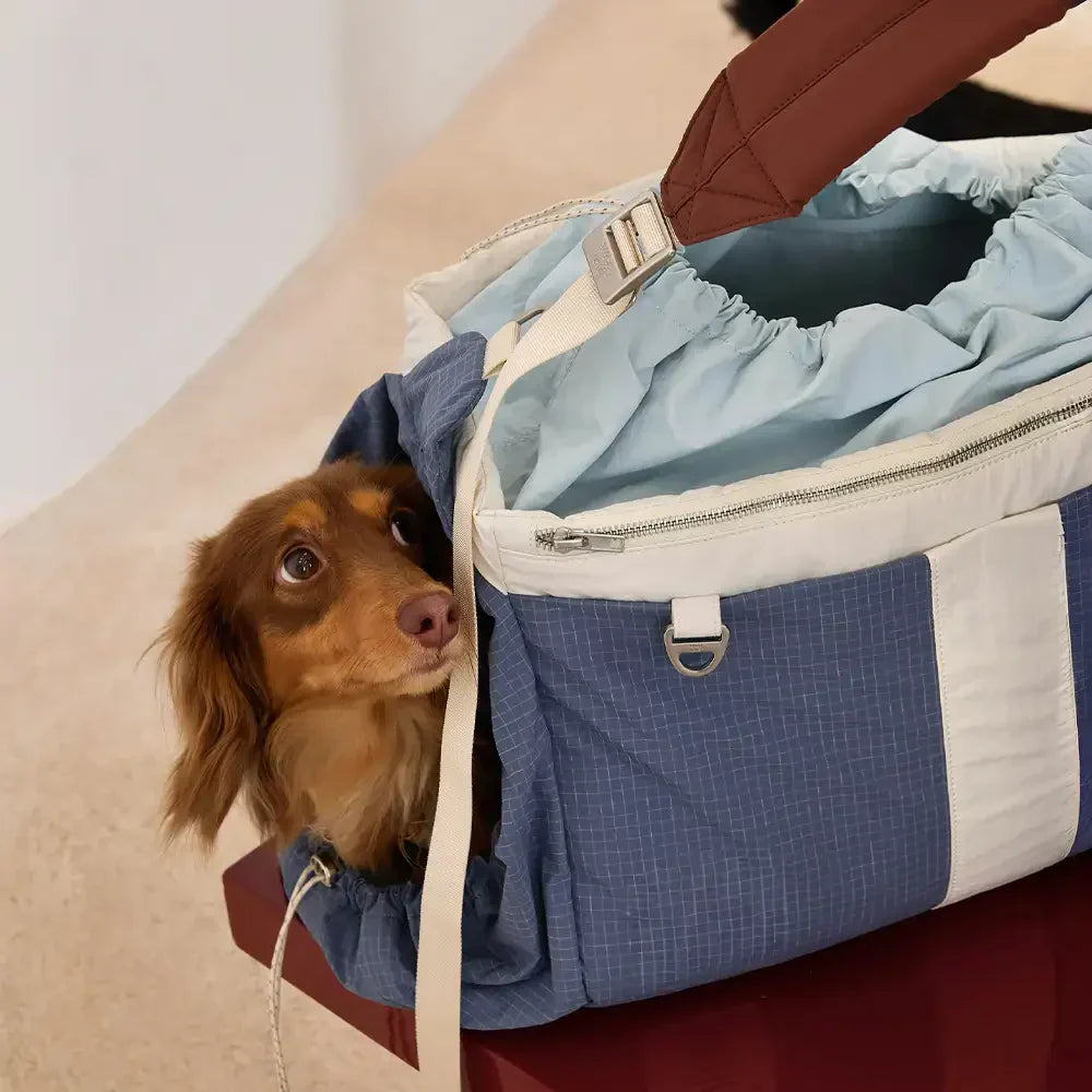 Pet Carrier Bag for Small Dogs and Cats – Waterproof Travel Tote with Adjustable Straps, Beige — Image 13
