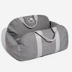 Funny Fuzzy Pet Car Seat Bed Soft Washable Cushion Safety Strap Anti-Slip Bottom — Image 24